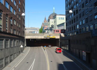 النرويج – مواصلات : إغلاق الطريق بين Oslo Spektrum og St. Olavs gate في الــ Ring 1